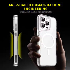 3 in 1 Shockproof MagSafe Case | Screen Protector | Privacy Protector