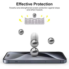 2x Tempered Glass Screen Protector For iPhone 16 15 14 Pro Max 16 15 1