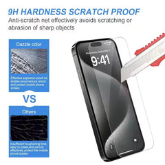 2x Privacy Tempered Screen Glass Anti- Spy Protector For iPhone 16 15